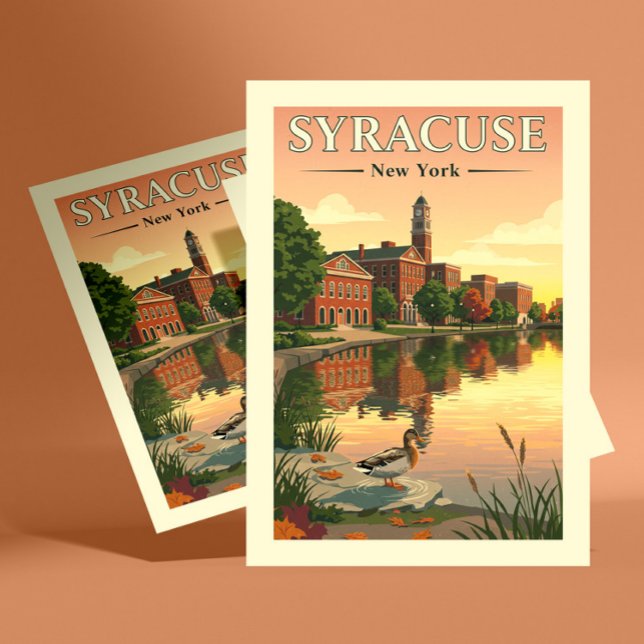 Postal Vintage Syracuse New York (Subido por el creador)