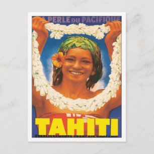 Postal Vintage Tahiti