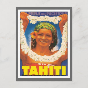 Postal Vintage Tahiti