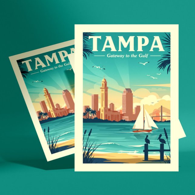 Postal Vintage Tampa (Subido por el creador)