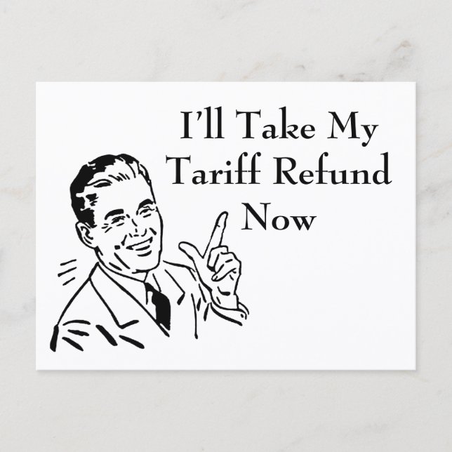 Postal Vintage Tariff Refund Check (Anverso)
