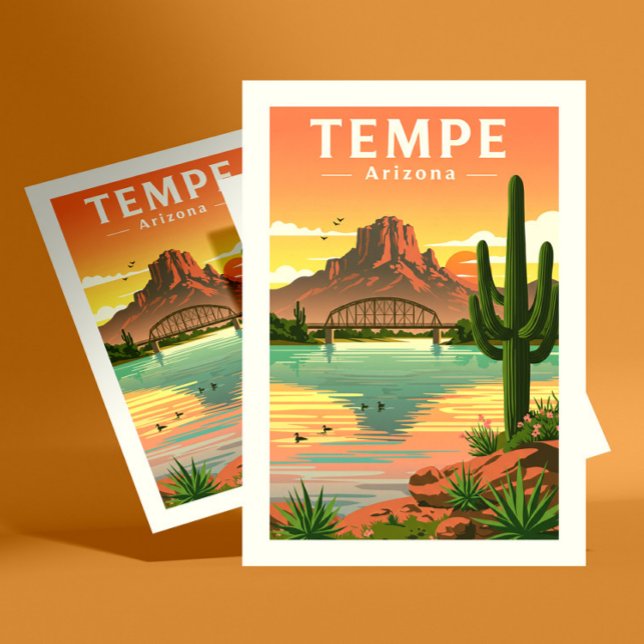 Postal Vintage Tempe Arizona (Subido por el creador)