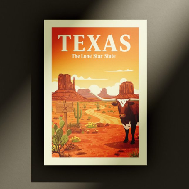 Postal Vintage Texas (Subido por el creador)