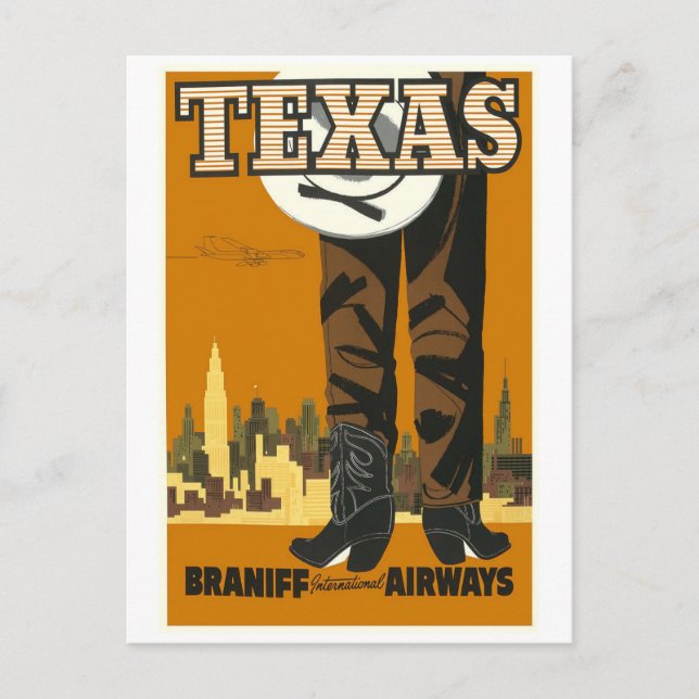 Postal Vintage Texas (Anverso)