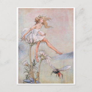 Postal Vintage The Bebe Knees Fairy Postcard