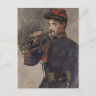 Postal Vintage The Bugler de Edouard Manet