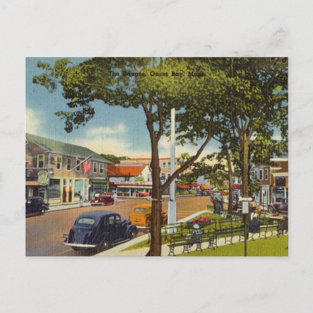 Postal Vintage, The Square, Onset Bay, Maine (Anverso)
