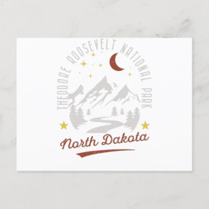 Postal Vintage Theodore Roosevelt Parque Nacional North D