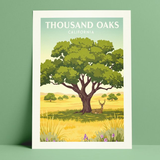 Postal Vintage Thousand Oaks California (Subido por el creador)