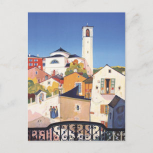 Postal Vintage Ticino Tessin Canton Suiza