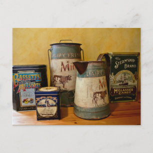 Postal Vintage Tins and Jugs