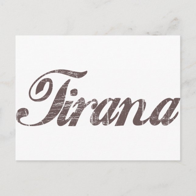 Postal Vintage Tirana (Anverso)