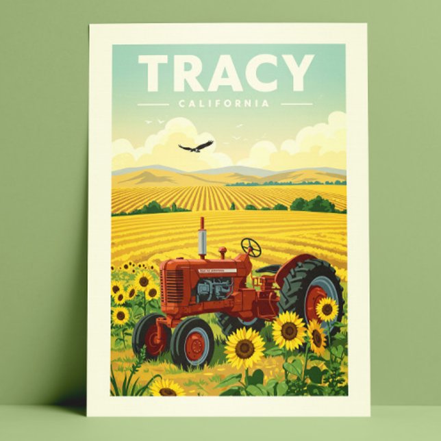 Postal Vintage Tracy California (Subido por el creador)