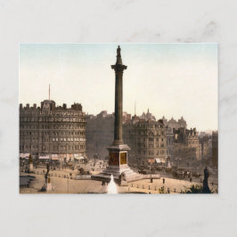 Postal Vintage Trafalgar Square London Inglaterra