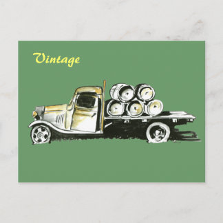 Postal Vintage Truck v.1