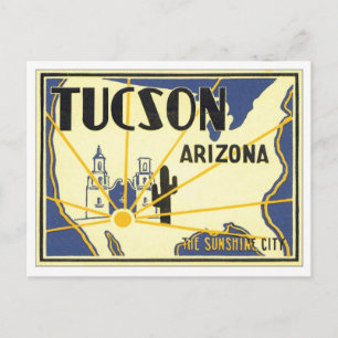 Postal Vintage Tucson Arizona