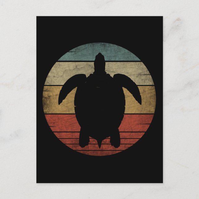 POSTAL VINTAGE TURTLE (Anverso)