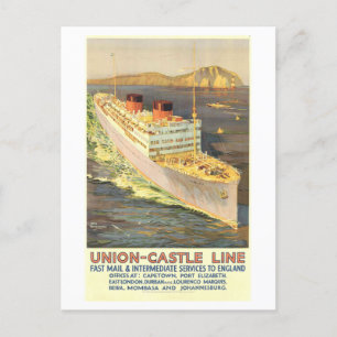 Postal Vintage Union-Castle Line Mail Delivery