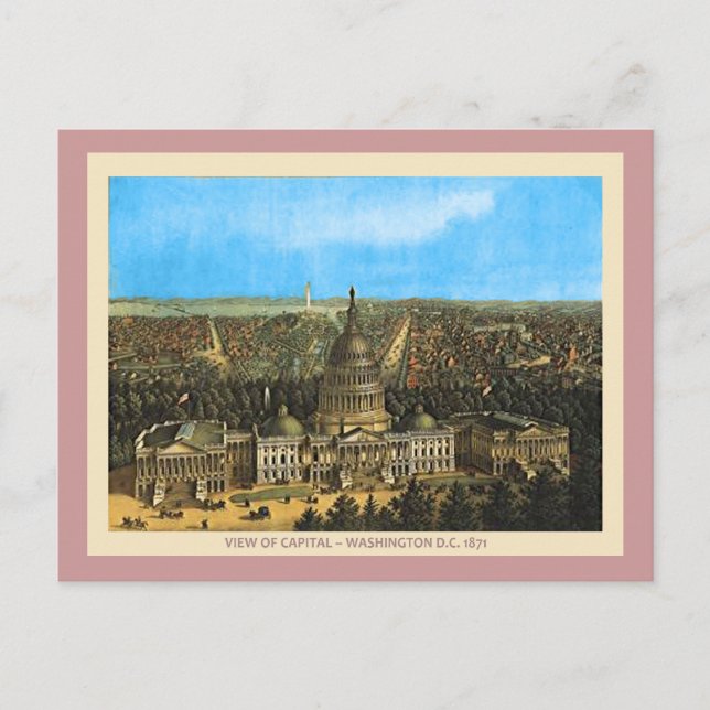 Postal Vintage United States Capitol (Anverso)