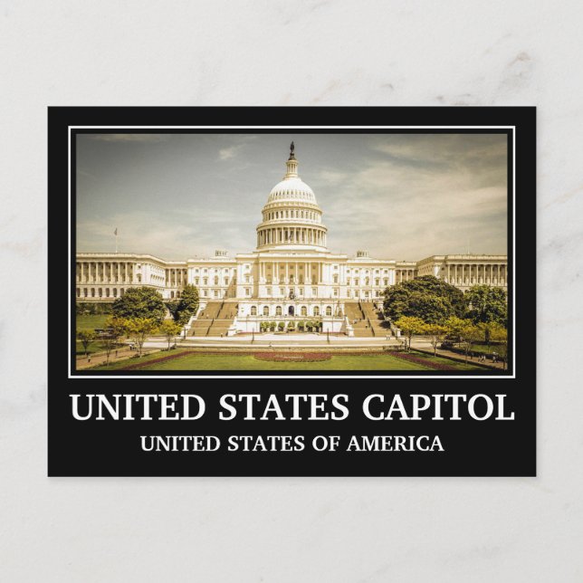 Postal Vintage United States Capitol (Anverso)