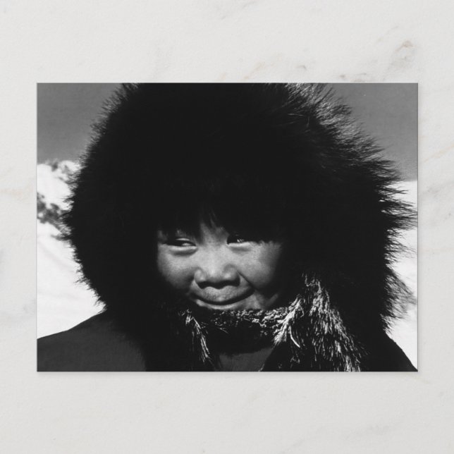 Postal Vintage USA Alaska eskimo child (Anverso)