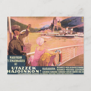 Postal Vintage Utazzek Hajoinkon
