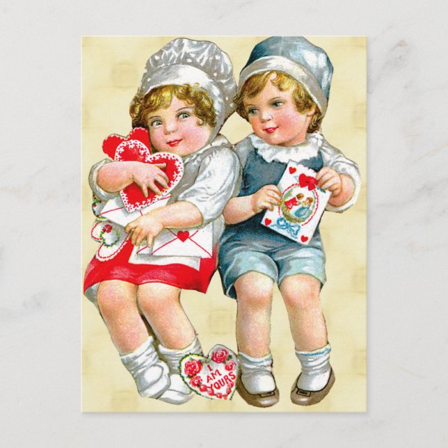 Postal Vintage Valentine (Anverso)