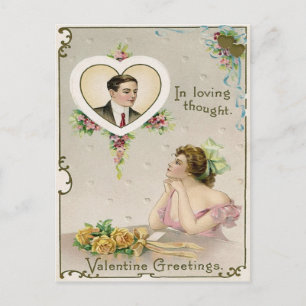 Postal Vintage Valentine