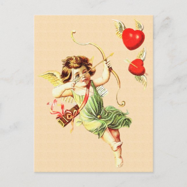 Postal Vintage Valentine Card  (Anverso)