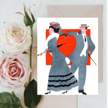 Vintage Valentine Couple