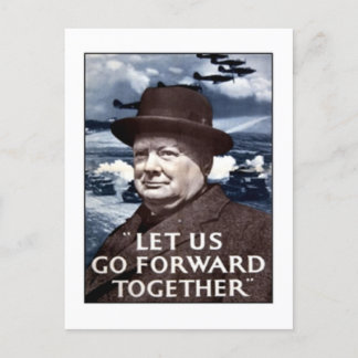 Postal Vintage Vamos Juntos Poster