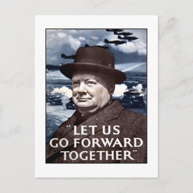 Postal Vintage Vamos Juntos Poster (Anverso)