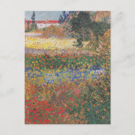 Postal Vintage Van Gogh Flower Garden