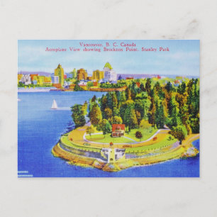 Postal Vintage Vancouver Island Post Card