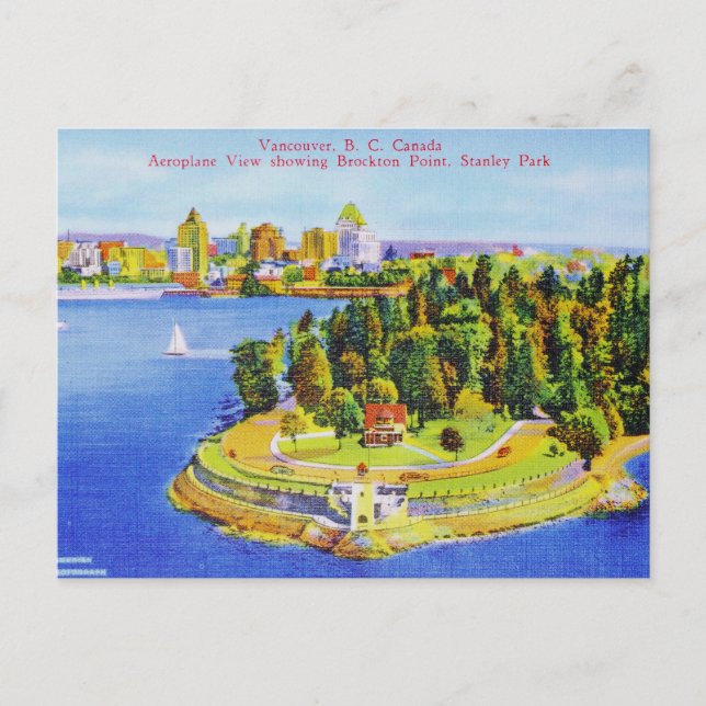 Postal Vintage Vancouver Island Post Card (Anverso)