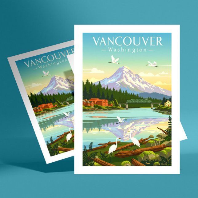 Postal Vintage Vancouver Washington (Subido por el creador)