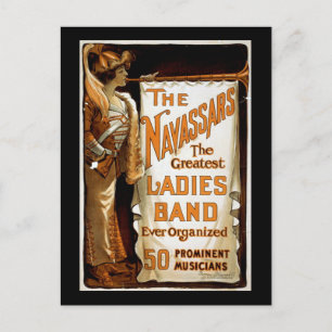 Postal Vintage Vaudeville