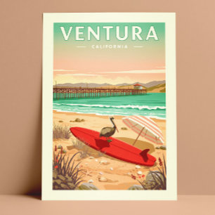 Postal Vintage Ventura California