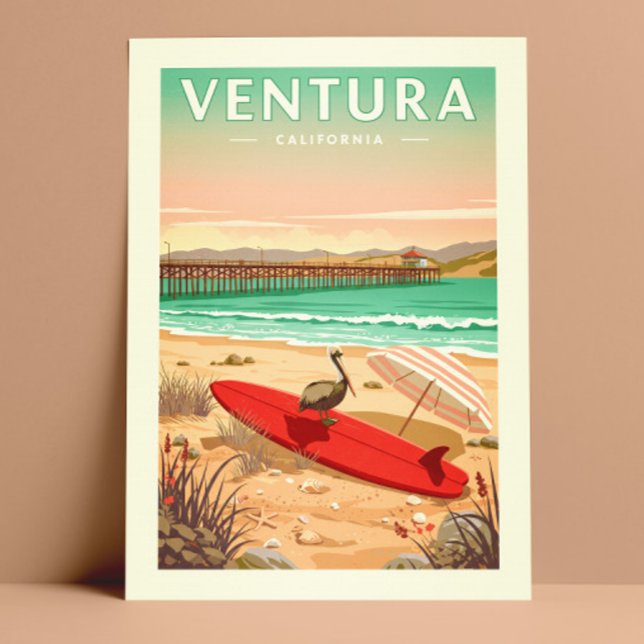 Postal Vintage Ventura California (Subido por el creador)
