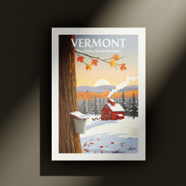 Postal Vintage Vermont
