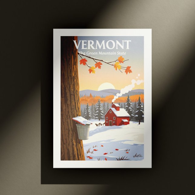 Postal Vintage Vermont (Subido por el creador)