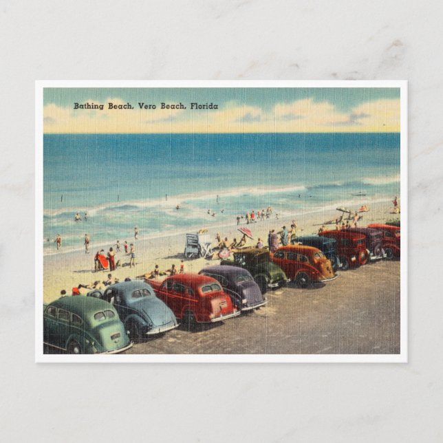 Postal Vintage Vero Beach, Florida (Anverso)
