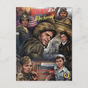 Postal Vintage Veterans Day, 1992 -