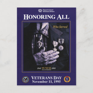 Postal Vintage Veterans Day, 1995 -