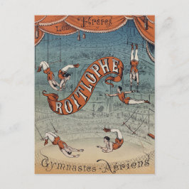 Postal Vintage Victorian Circus 