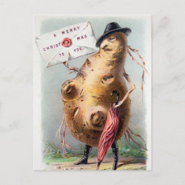 Postal Vintage Victorian Odd Navidades