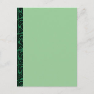 Postal Vintage Vines Dark Green