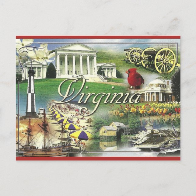 Postal Vintage Virginia (Anverso)