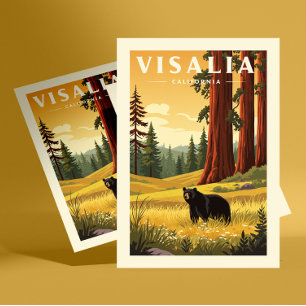 Postal Vintage Visalia California