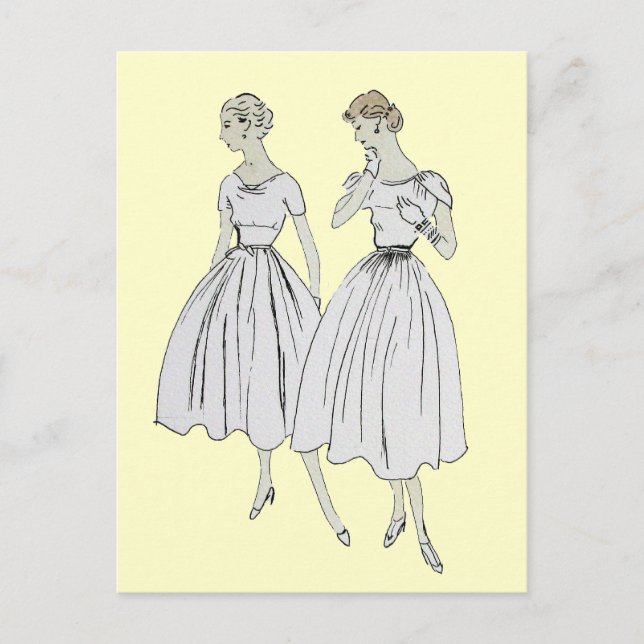 Postal Vintage Vogue (Anverso)